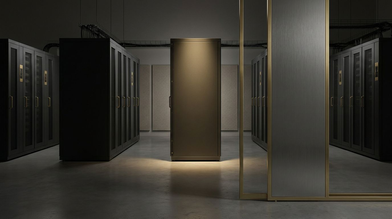 Secure data center and custody environment representing digital asset yield