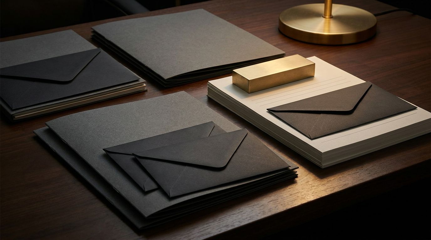 Blank transfer folders and sealed envelopes representing private secondary review